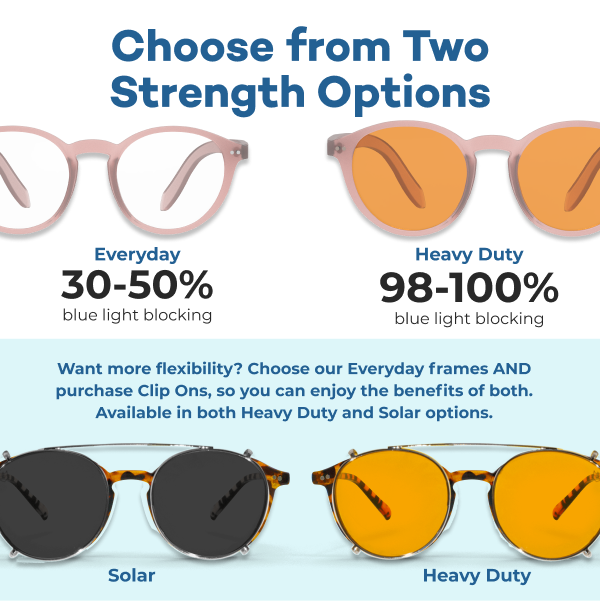 Lennon Blue Light Glasses - Everyday Lens (rose cristal)