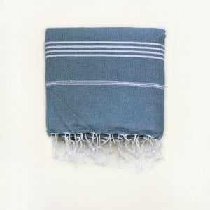 BEACH BOYS Petrol Blue Turkish Towel - Your Perfect Beach Companion