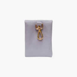 Pooch leather | Stylish Reward Bag for Dog Biscuits and Poo Bags - Lilac Purple