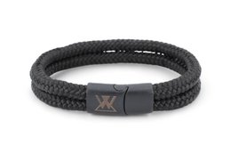 Reb armbånd 12mm - Caesar kollektion | Udgave sort