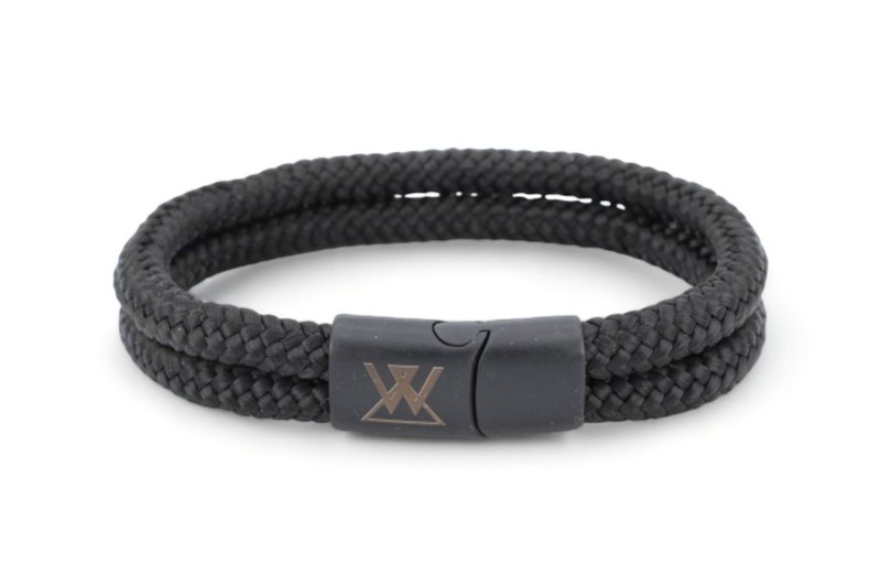 Reb armbånd 12mm - Caesar kollektion | Udgave sort