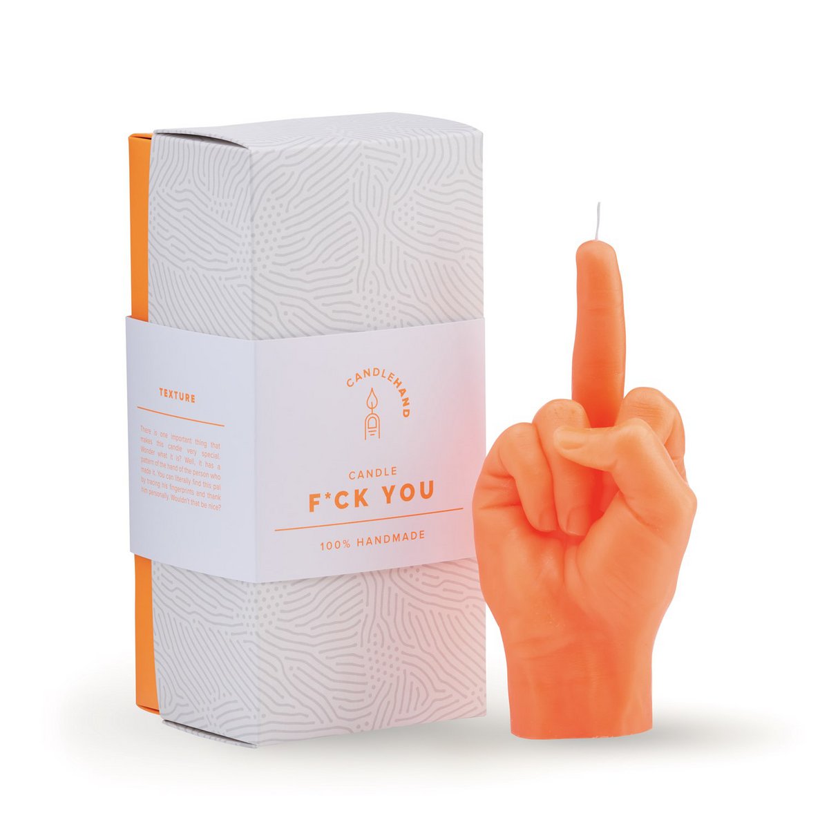 F*ck you kaars neon oranje