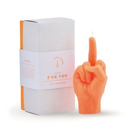 Vela F*ck you Naranja Neón