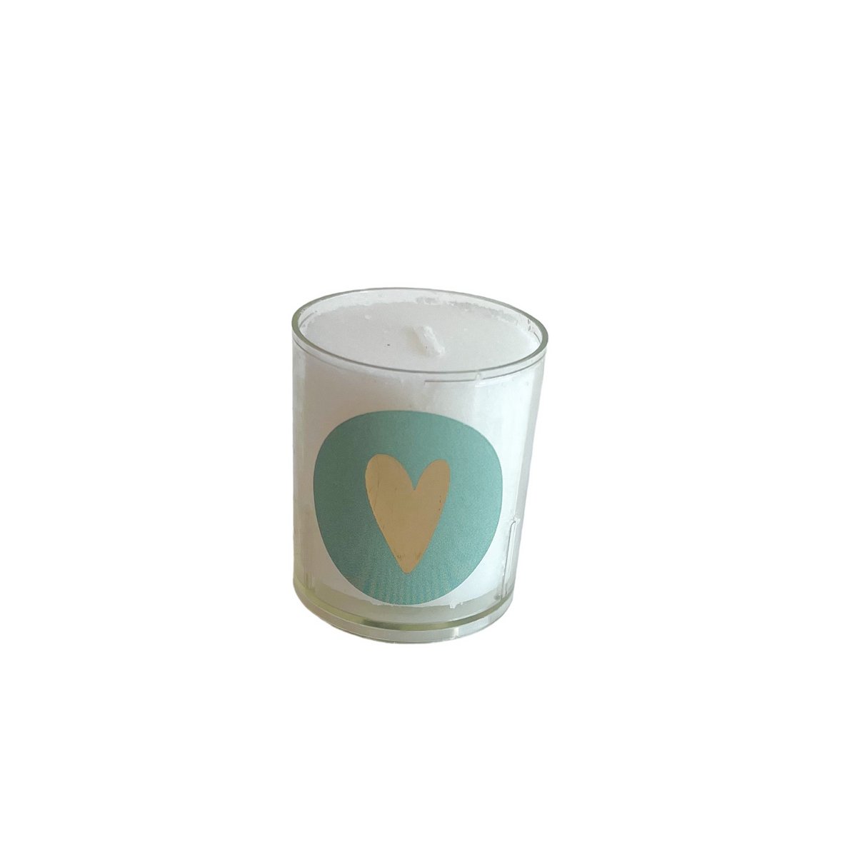 Bougie d'ambiance Coeur Vert menthe