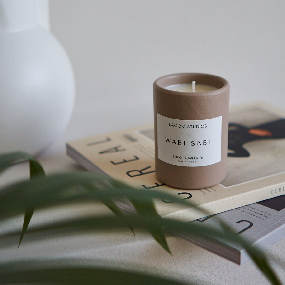 Candela profumata wabi sabi