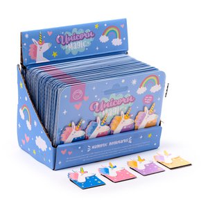 Einhorn magisch geformtes magnetisches Lesezeichen Set