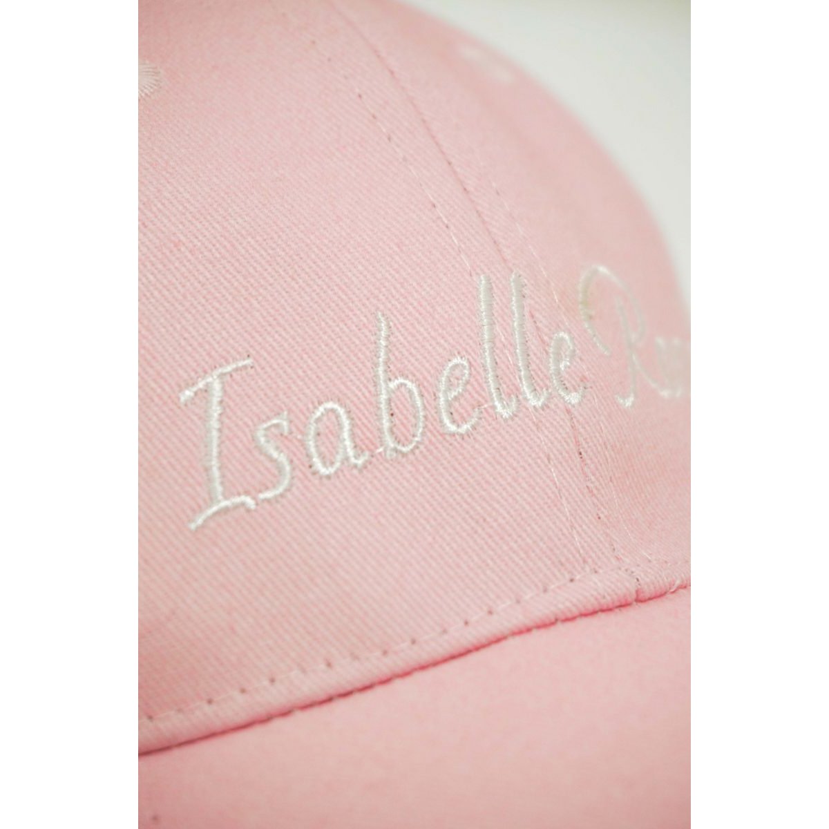 Cap with embroidered roses Lucy Isabelle Rose