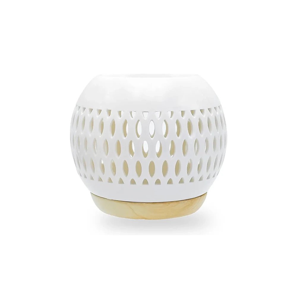 Bruciatore di profumo per tealight a traliccio in ceramica