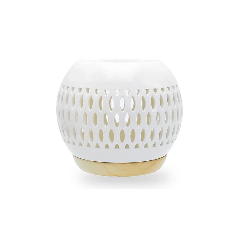 Bruciatore di profumo per tealight a traliccio in ceramica