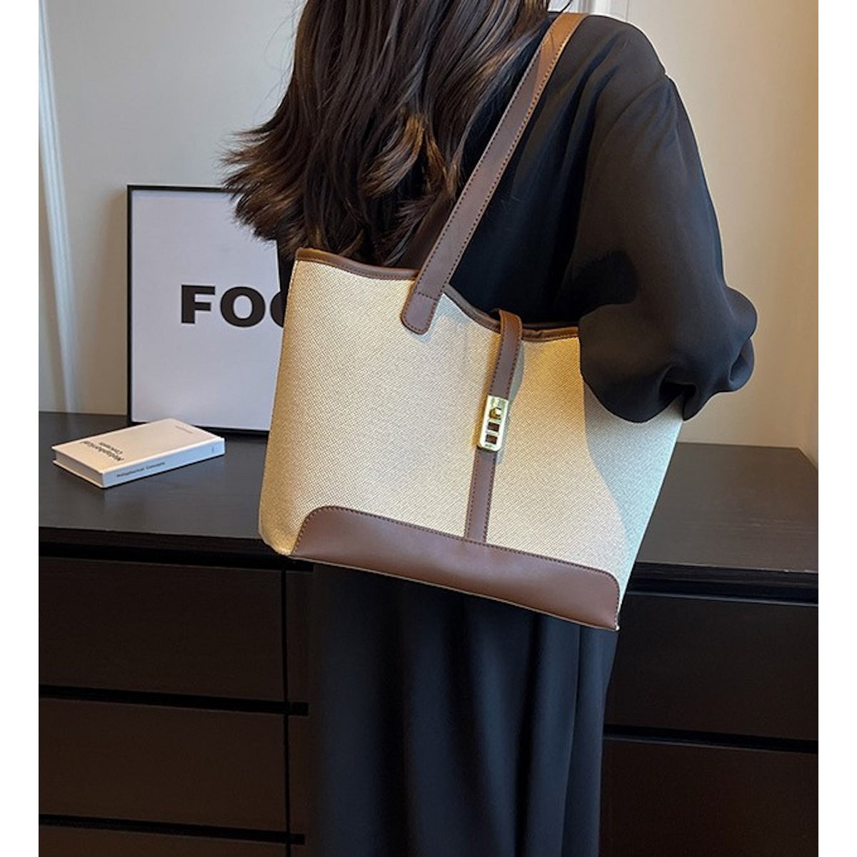 AnBeck 'Be classy' canvas shoulder bag