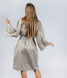 Szlafrok kimono piaskowy migdałowy