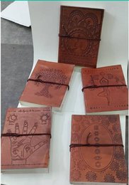 Medium Notebook with strap - Tibetan Mandala