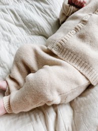 Cardigan in maglia - Caramello