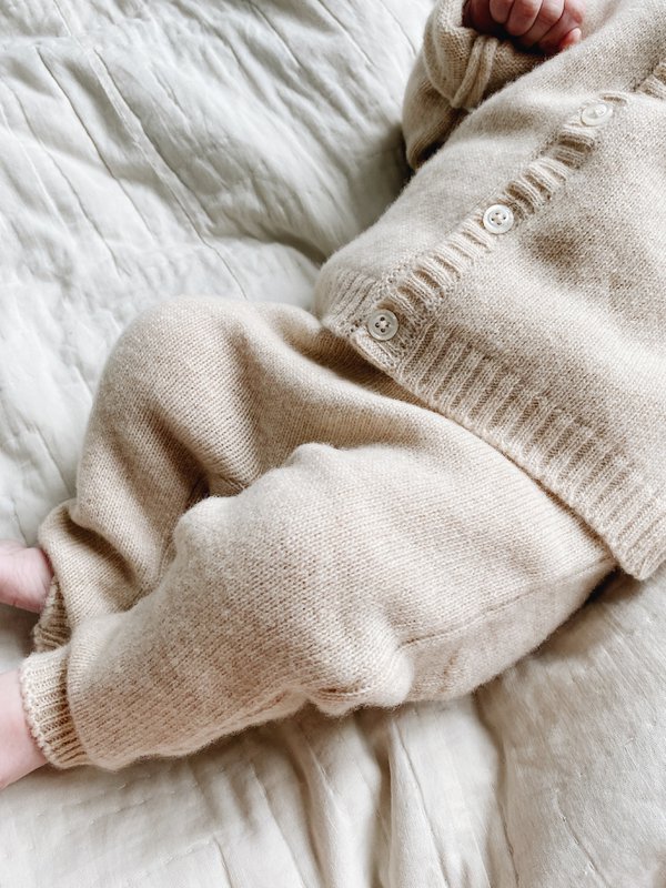 Strik Cardigan - Karamel