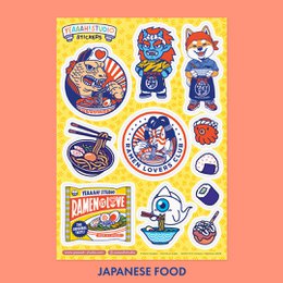 Planches de stickers : 5 versions différentes au choix