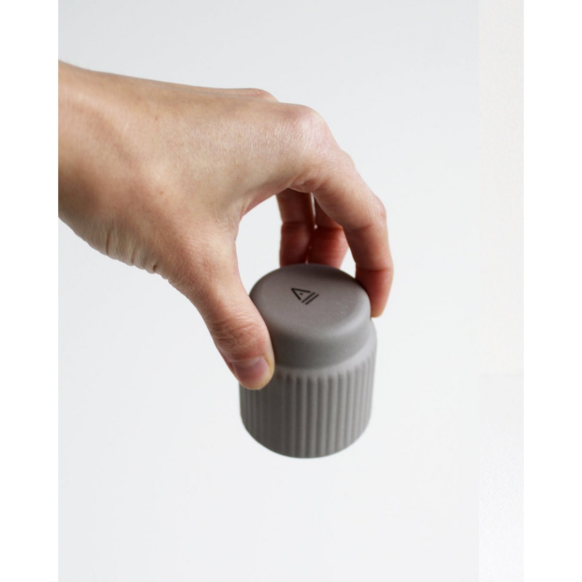 Espressotasse Säule | hellgrau