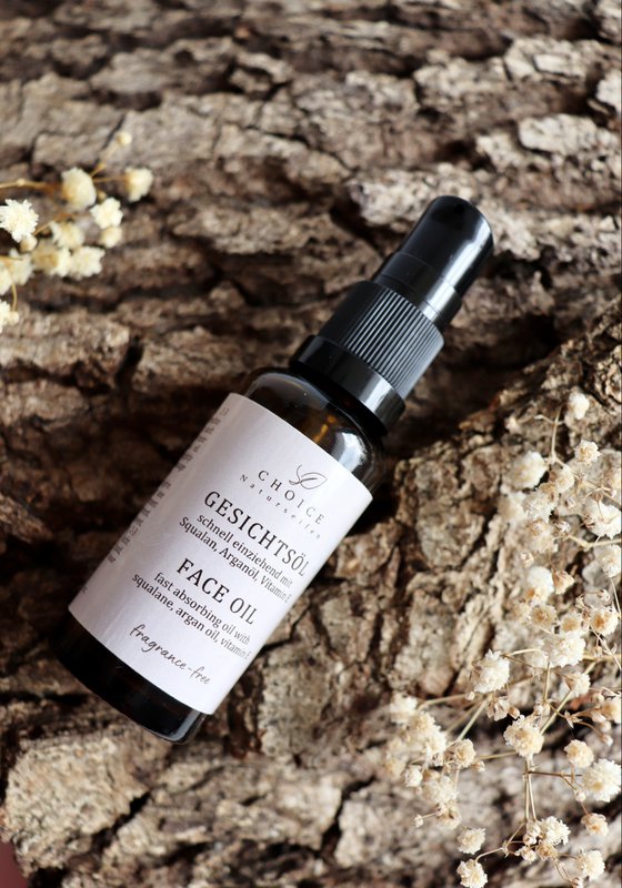 FACE OIL - Gesichtspflege mit Squalan, duftfrei