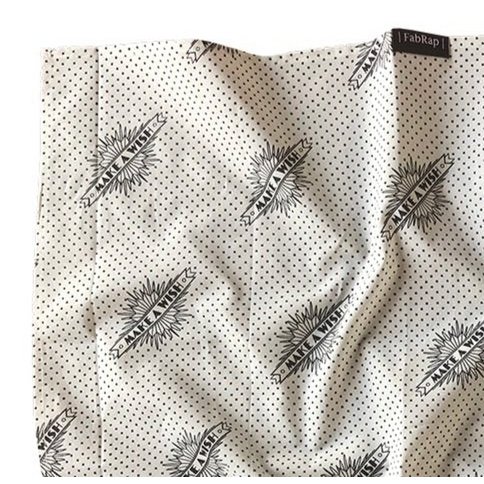 Furoshiki-Geschenkpapier „Wünsche dir etwas“ – Geschenkpapier aus Stoff