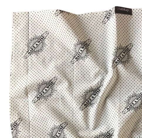 Furoshiki-Geschenkpapier „Wünsche dir etwas“ – Geschenkpapier aus Stoff