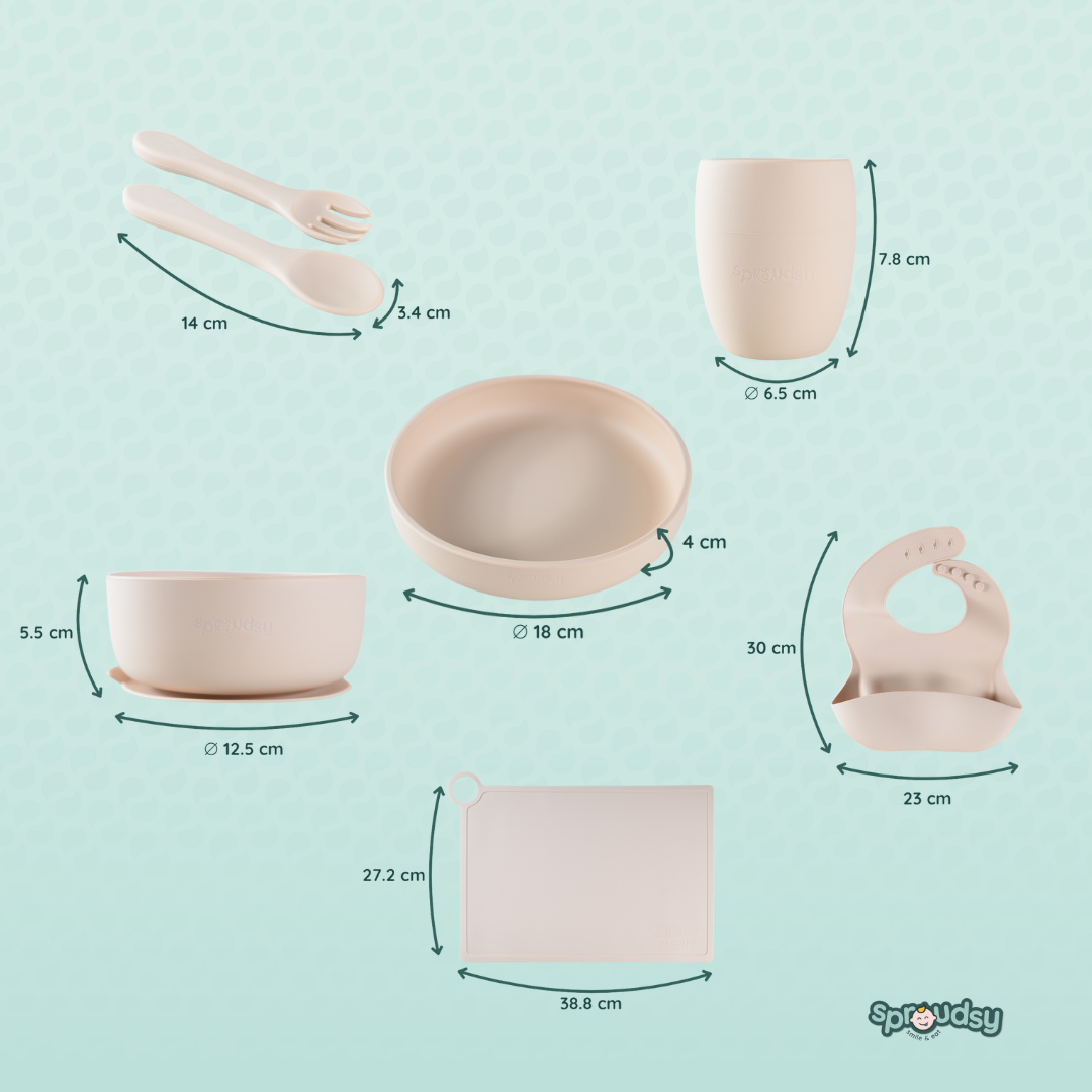 Service bébé 6 pièces - Serene