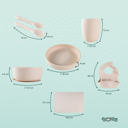 Service bébé 6 pièces - Serene