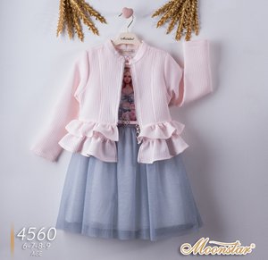Kinderkleid mit Jacke 2-er-Set/MS-4560/SL