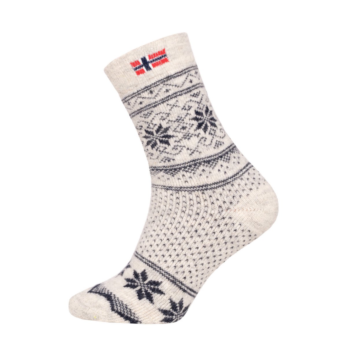 Chaussettes en laine scandinave avec 80% de laine - chaud, doux et confortable