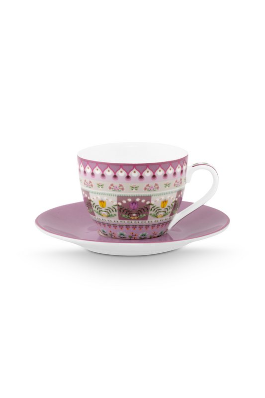 Set/2 Espresso Cups and Saucers Lily&Lotus 120ml