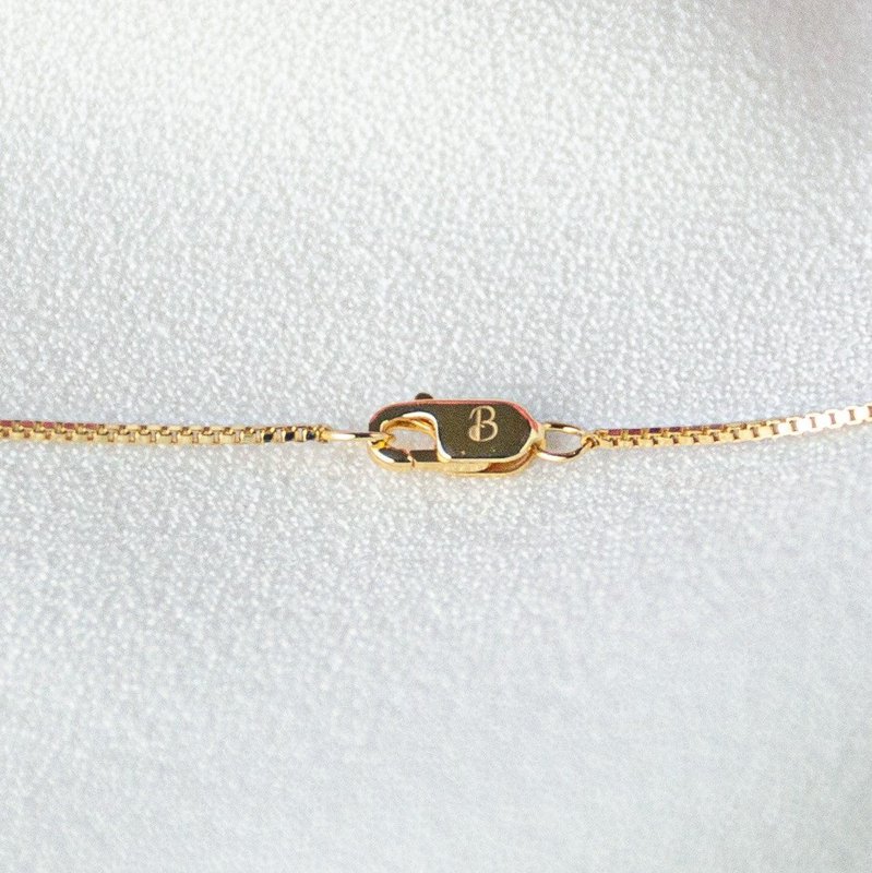 Anatomisches Herz Halskette Gold