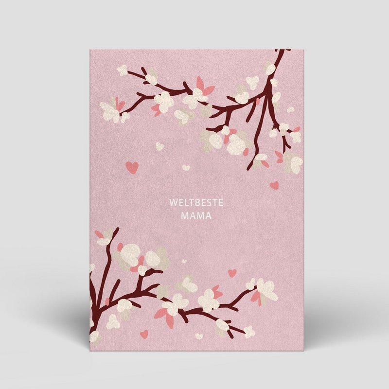Cartolina per la Festa della Mamma - La mamma migliore del mondo - N. 127