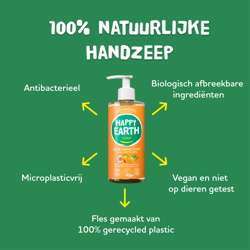 Natural Hand soap Rose Petitgrain