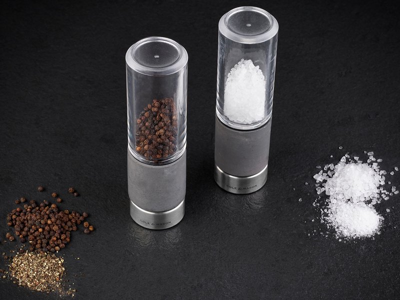 Precision+ Stemless Regent Concrete Peper en Zoutmolenset 18cm