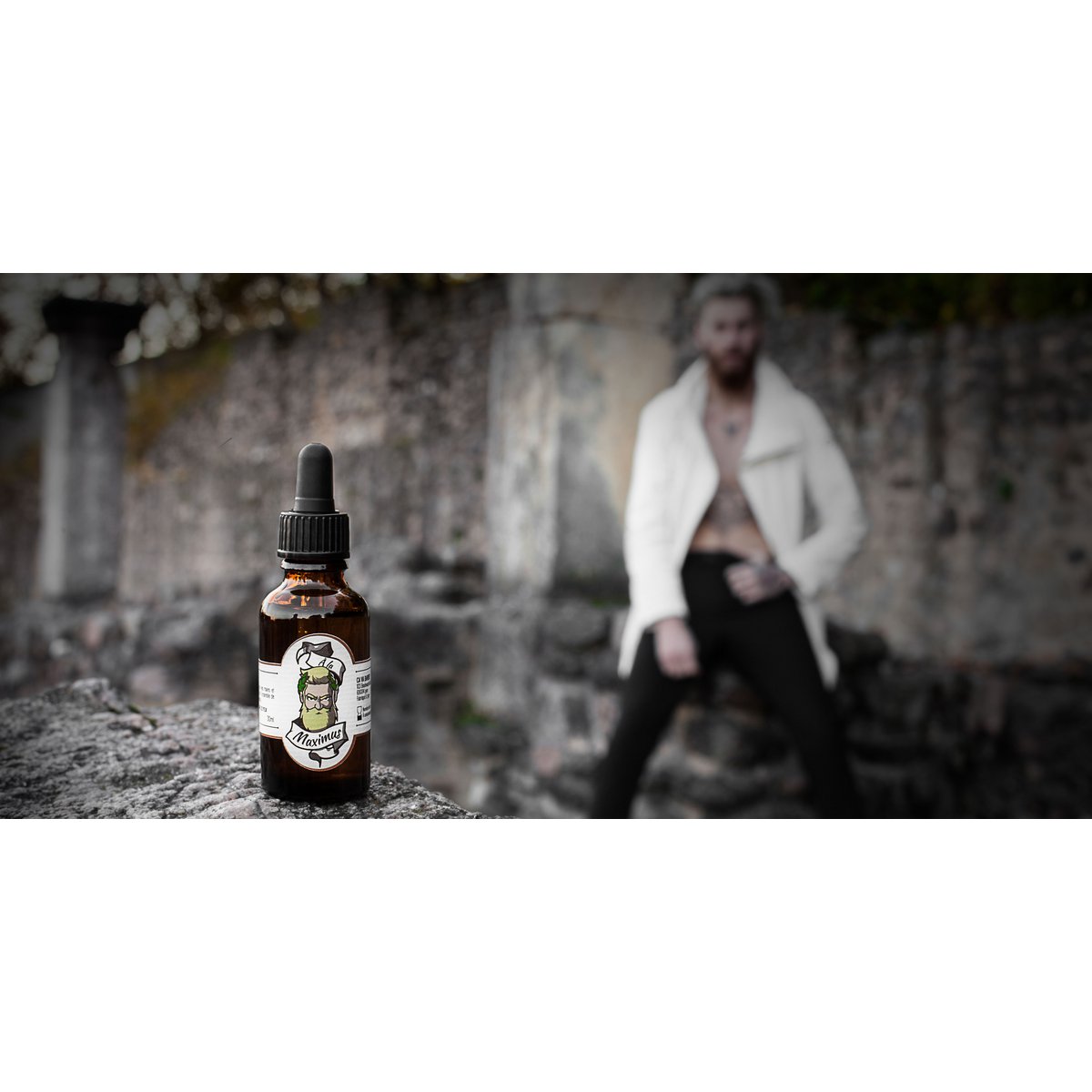 Huile pour barbe bio "à la Maximus" - 30 ml