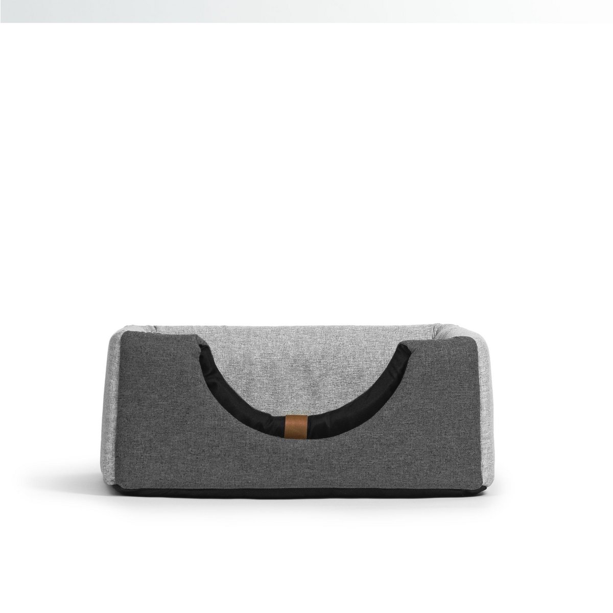 UP&DOWN niche pour chien 2en1- gris clair chiné