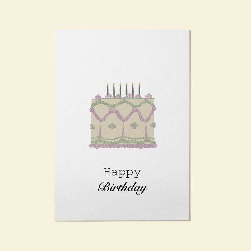 Karte Happy Birthday