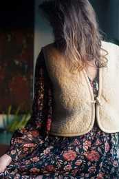 Calentador de lana - Latte Shorty