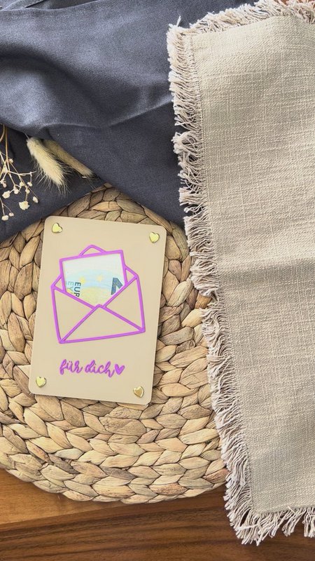 Money gift card - creative packaging for money gifts - financial injection, thank you & gift idea thank you envelope
