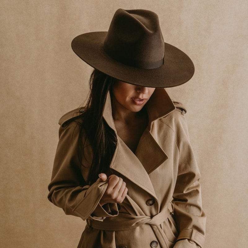 Tlaquepaque · Brown fedora felt hat