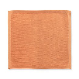 Coral fusion knitted bow tie and pocket square set