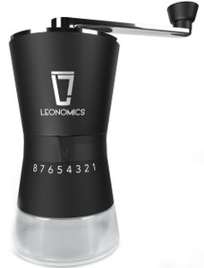 Manual Ceramic Coffee Grinder with 8 Adjustable Grinding Modes