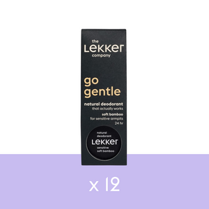 Deodorant cream sensitive - go gentle (x12)