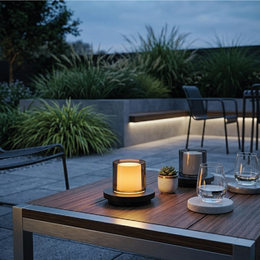 Lampe de table Solaire Coco Or