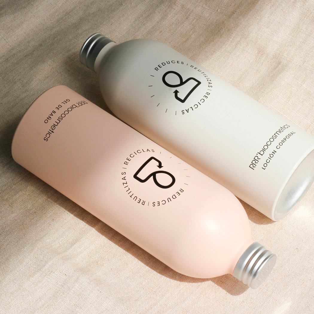 Ökologisches Hydratationspaket. Badezimmergel + Körperlotion 500 ml