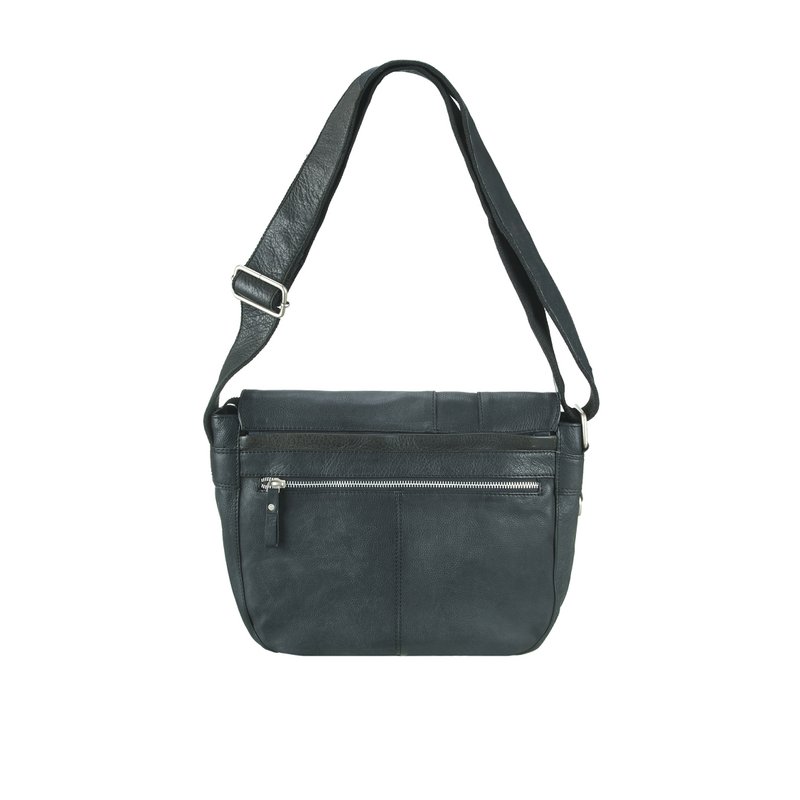 Venticinque sacca a tracolla Antigo City Black *Una borsa due stili *