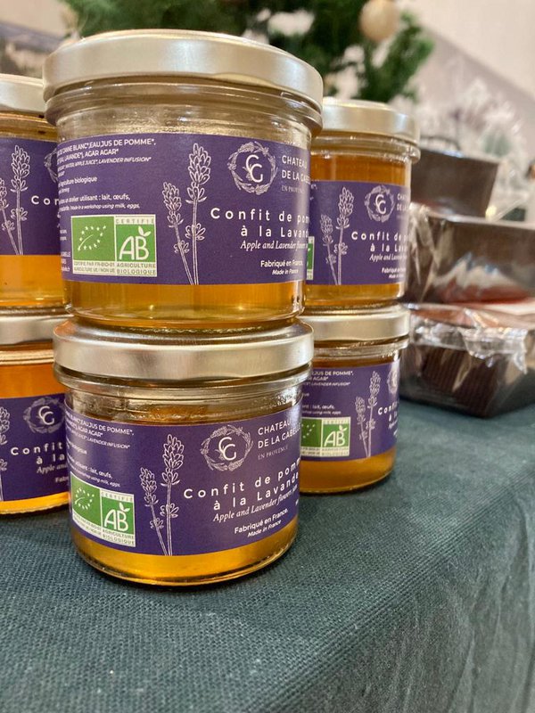 Bio-Lavendel-Apfel-Confit