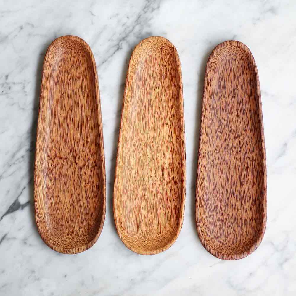 Dienblad van palmhout