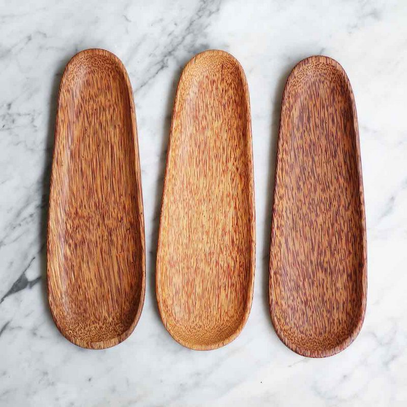 Palmholz Servierteller