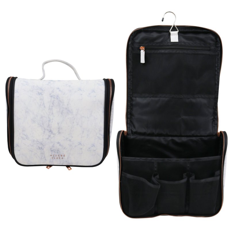 Kosmetiktasche Marble Moderna Travel Bag With Hook