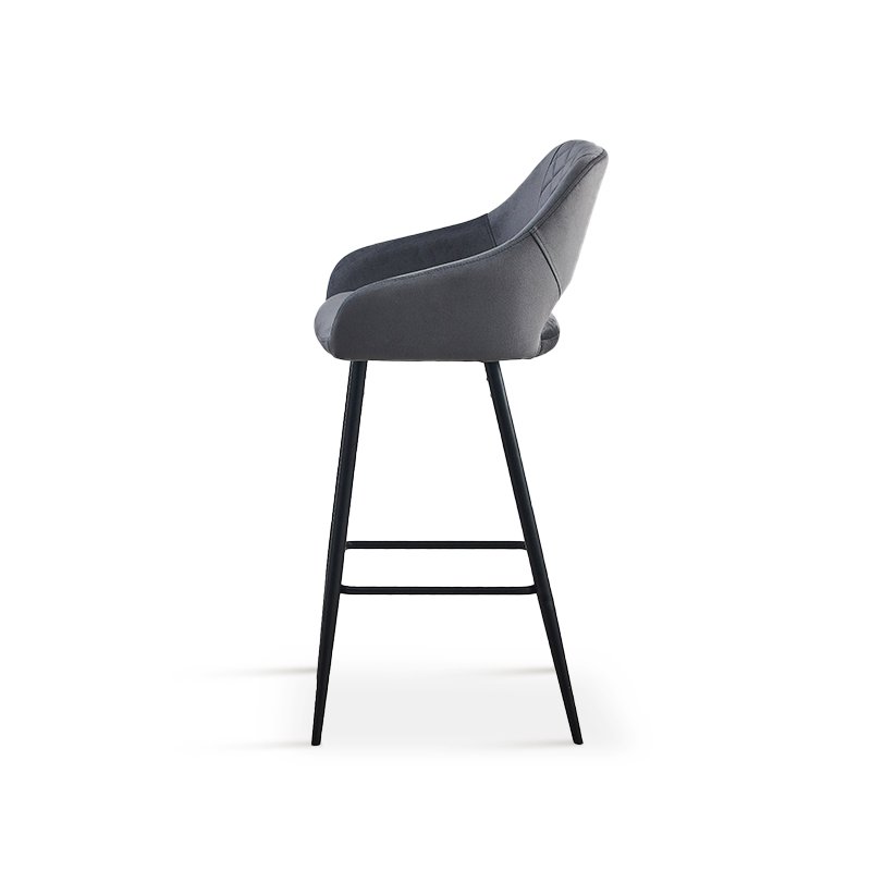 Stein Bar Stools [Set of 2] [75 cm] [Velvet]
