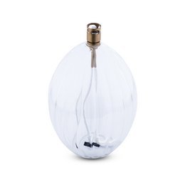 Olielamp Ovalis elegant brass L